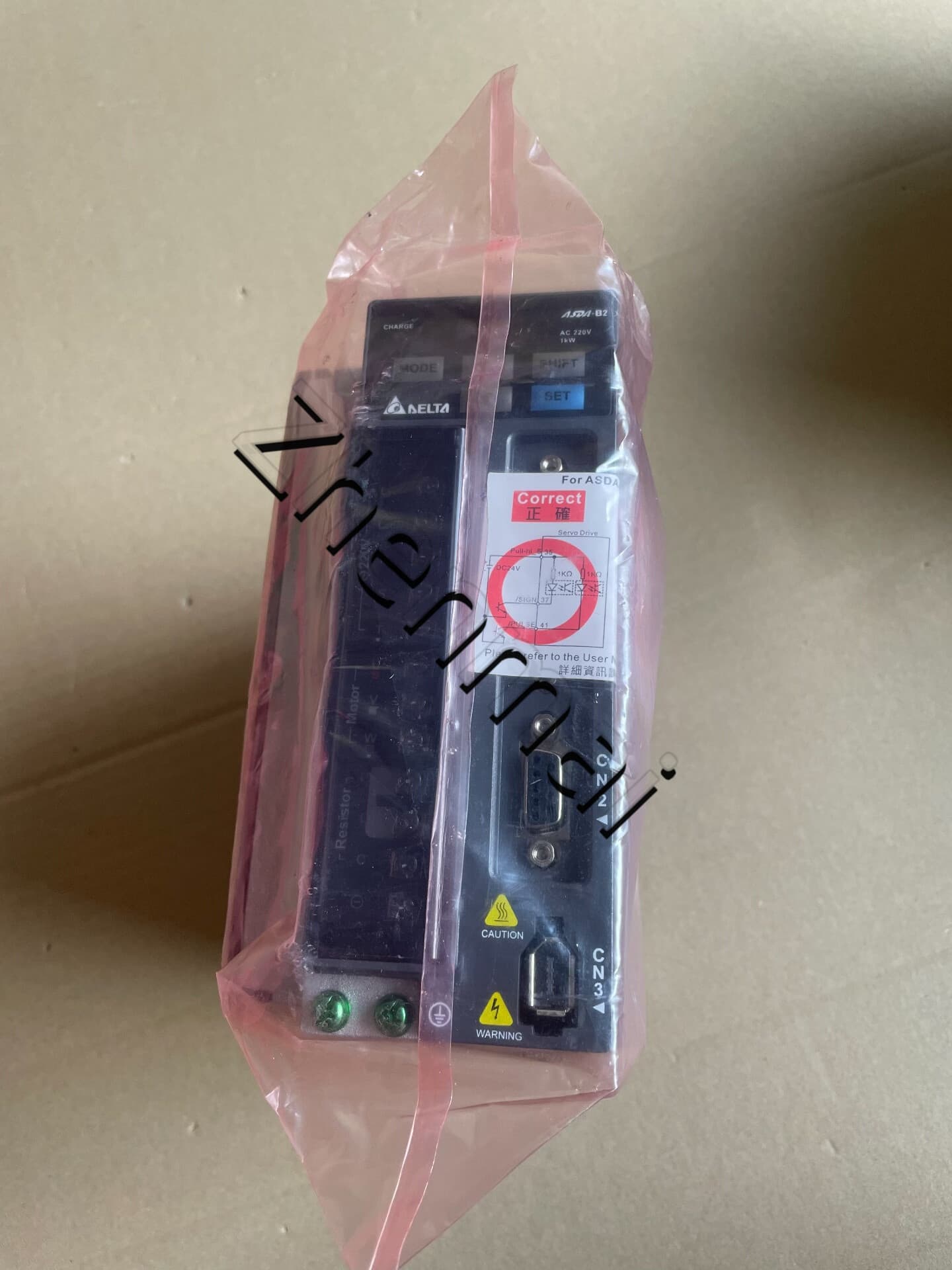 100 % brandneue, originale und echte Delta ASD-B2-1021-B Frequenzumrichter, Antriebsservomotor