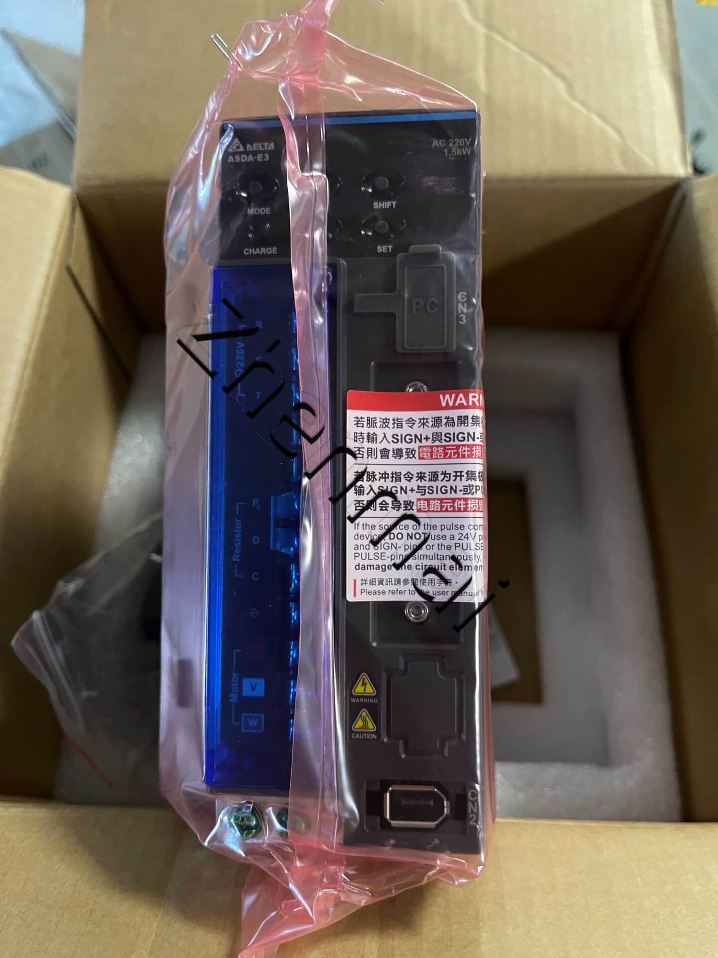 100 % brandneue, originale und echte Delta ASD-E3-1521-L Frequenzumrichter, Antriebsservomotor