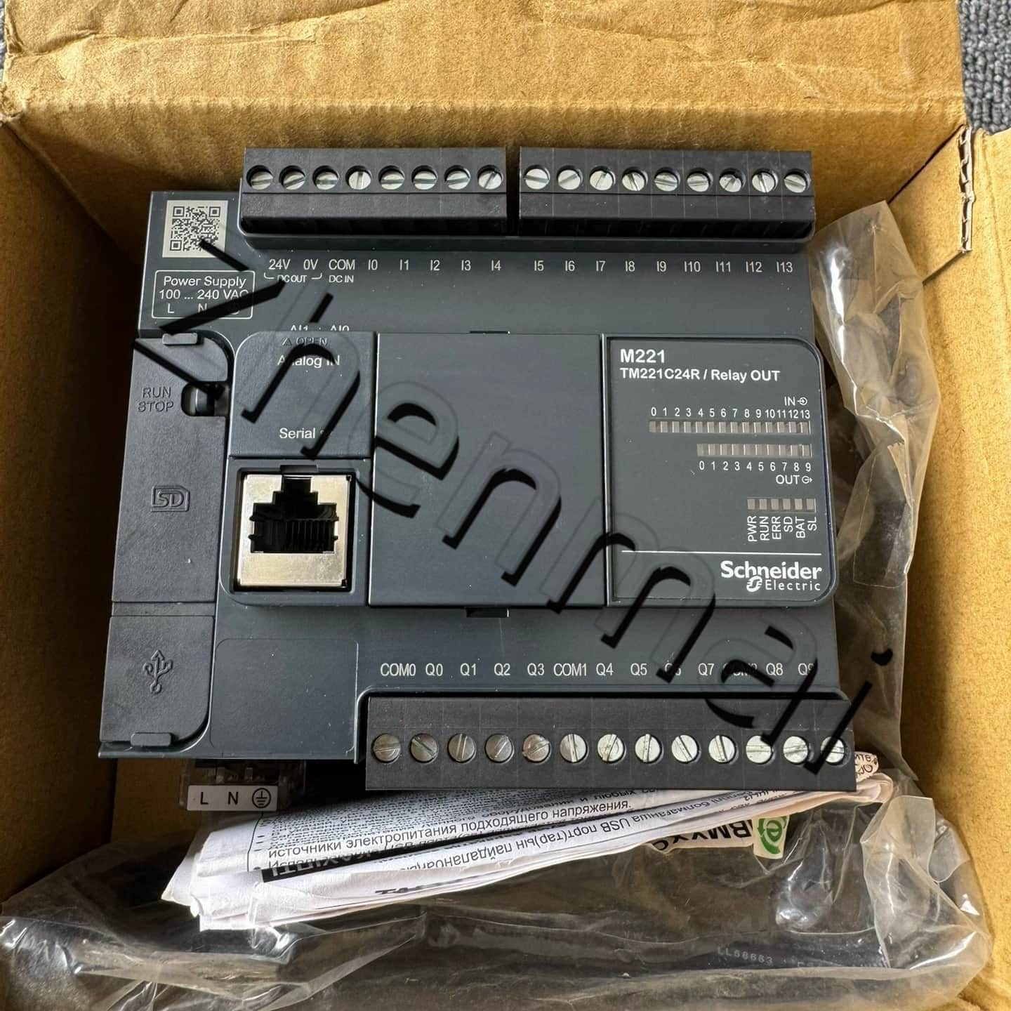 100 % brandneue, originale und echte Schneider TM221CE24R Frequenzumrichter, Leistungsschalter, Schütze, Schutzgeräte