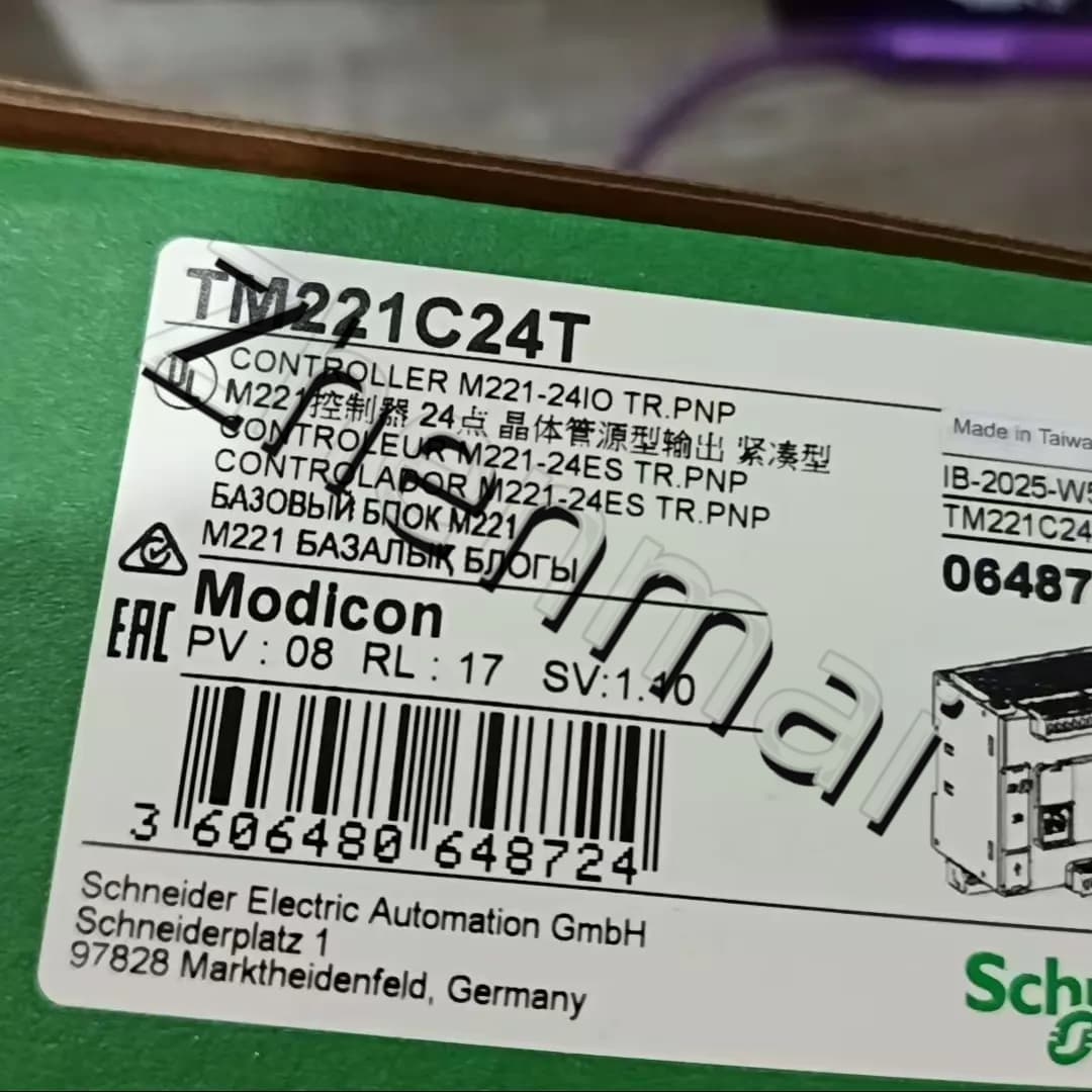 100 % brandneue, originale und echte Schneider TM221CE24T Frequenzumrichter, Leistungsschalter, Schütze, Schutzgeräte