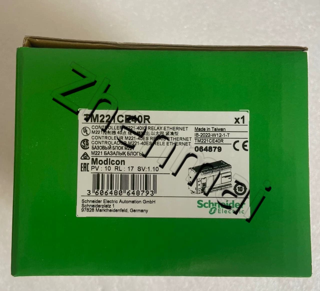 100 % brandneue, originale und echte Schneider TM221CE40R Frequenzumrichter, Leistungsschalter, Schütze, Schutzgeräte