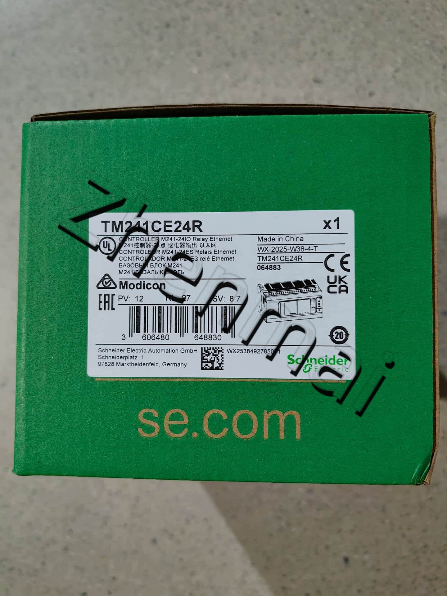 100 % brandneue, originale und echte Schneider TM241CE24R Frequenzumrichter, Leistungsschalter, Schütze, Schutzgeräte