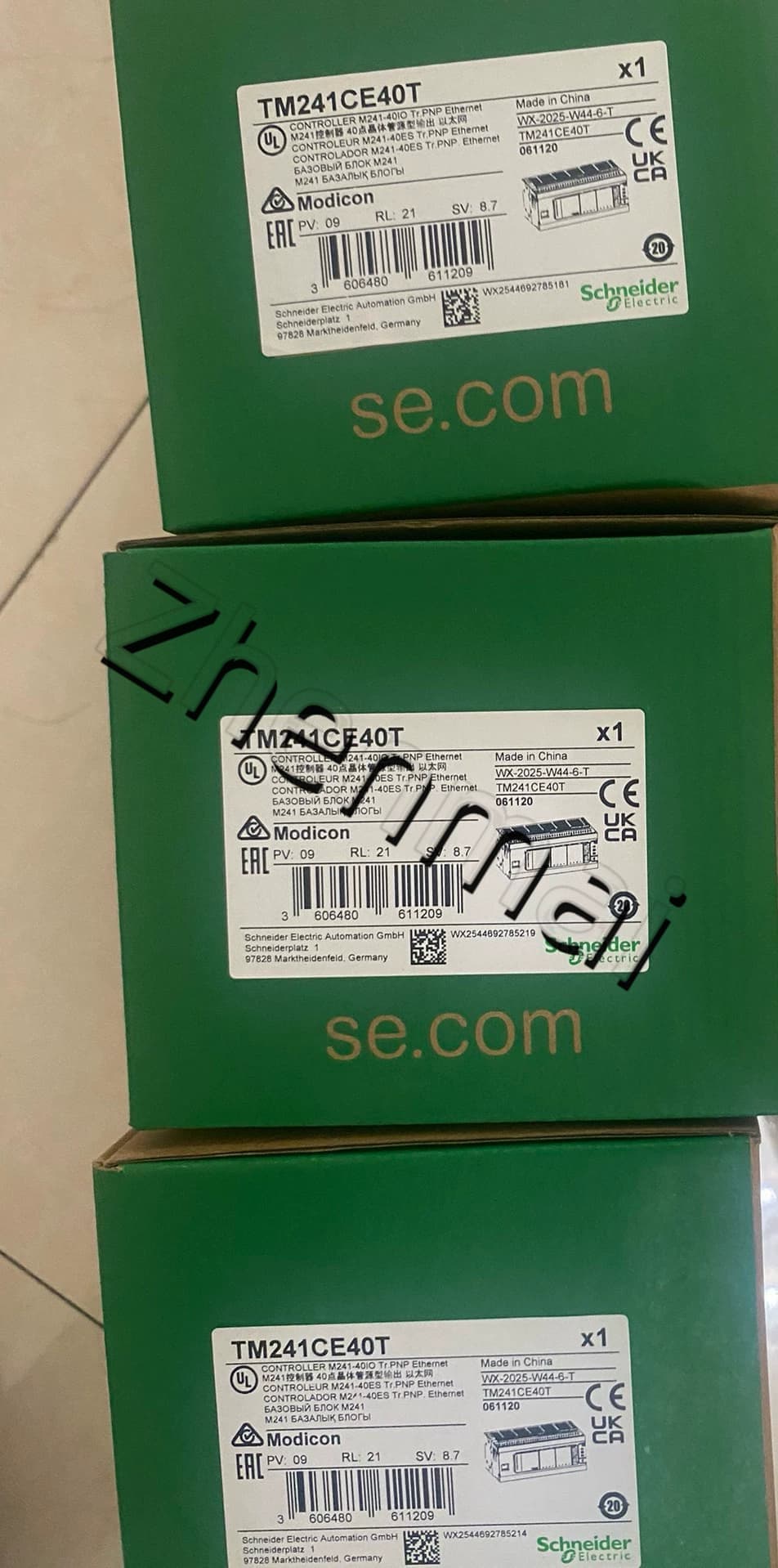 100 % brandneue, originale und echte Schneider TM241CE40T Frequenzumrichter, Leistungsschalter, Schütze, Schutzgeräte
