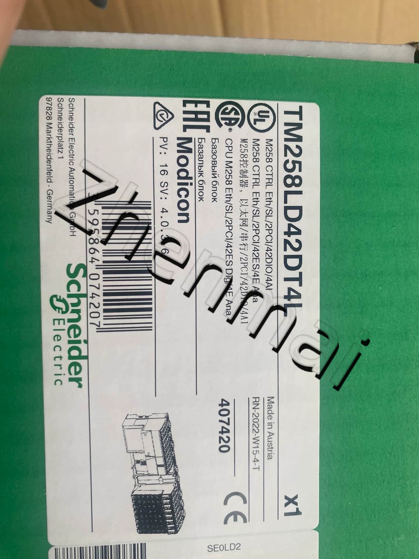 100 % brandneue, originale und echte Schneider TM258LD42DT4L Frequenzumrichter, Leistungsschalter, Schütze, Schutzgeräte