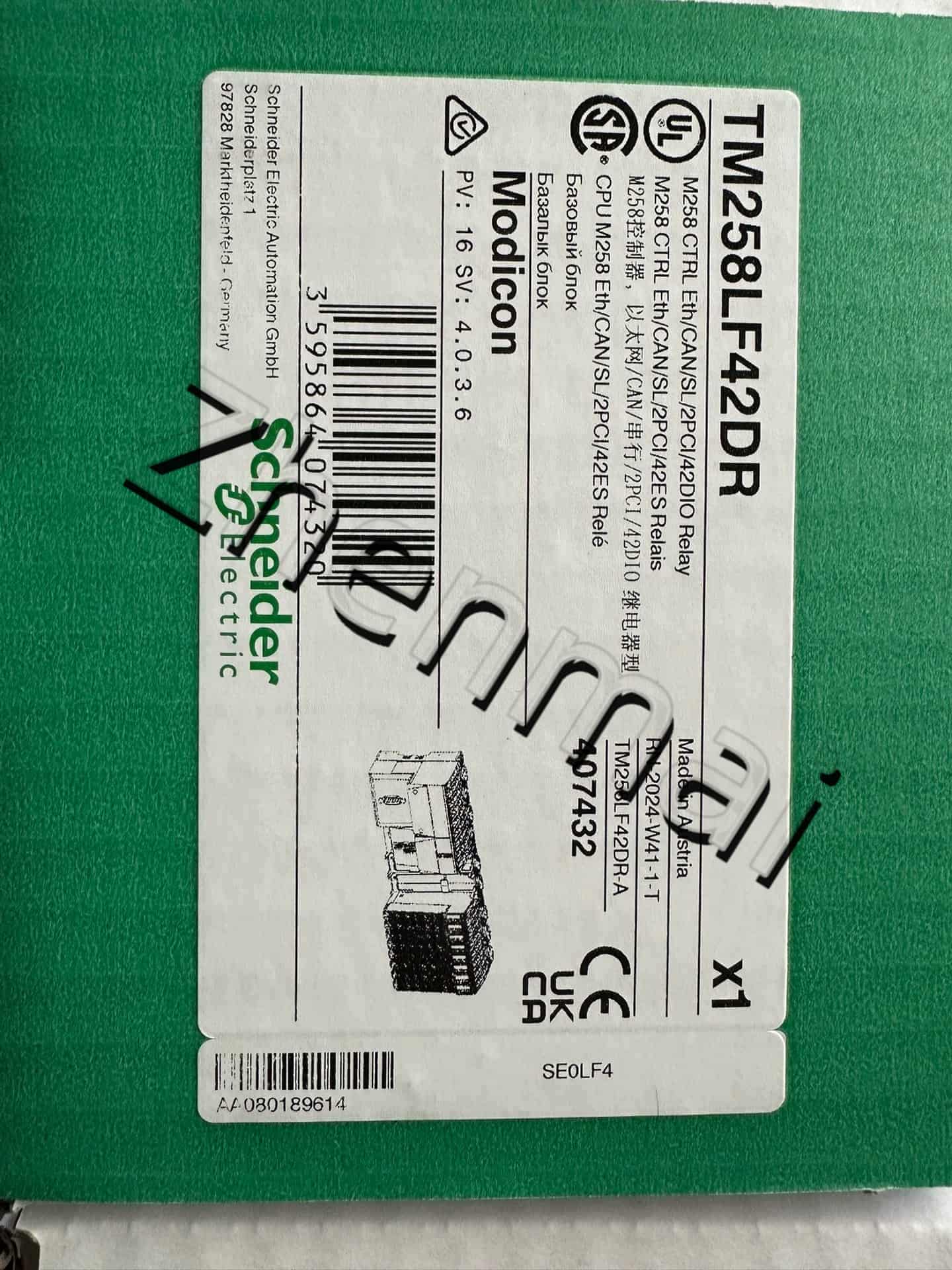 100 % brandneue, originale und echte Schneider TM258LF42DR Frequenzumrichter, Leistungsschalter, Schütze, Schutzgeräte