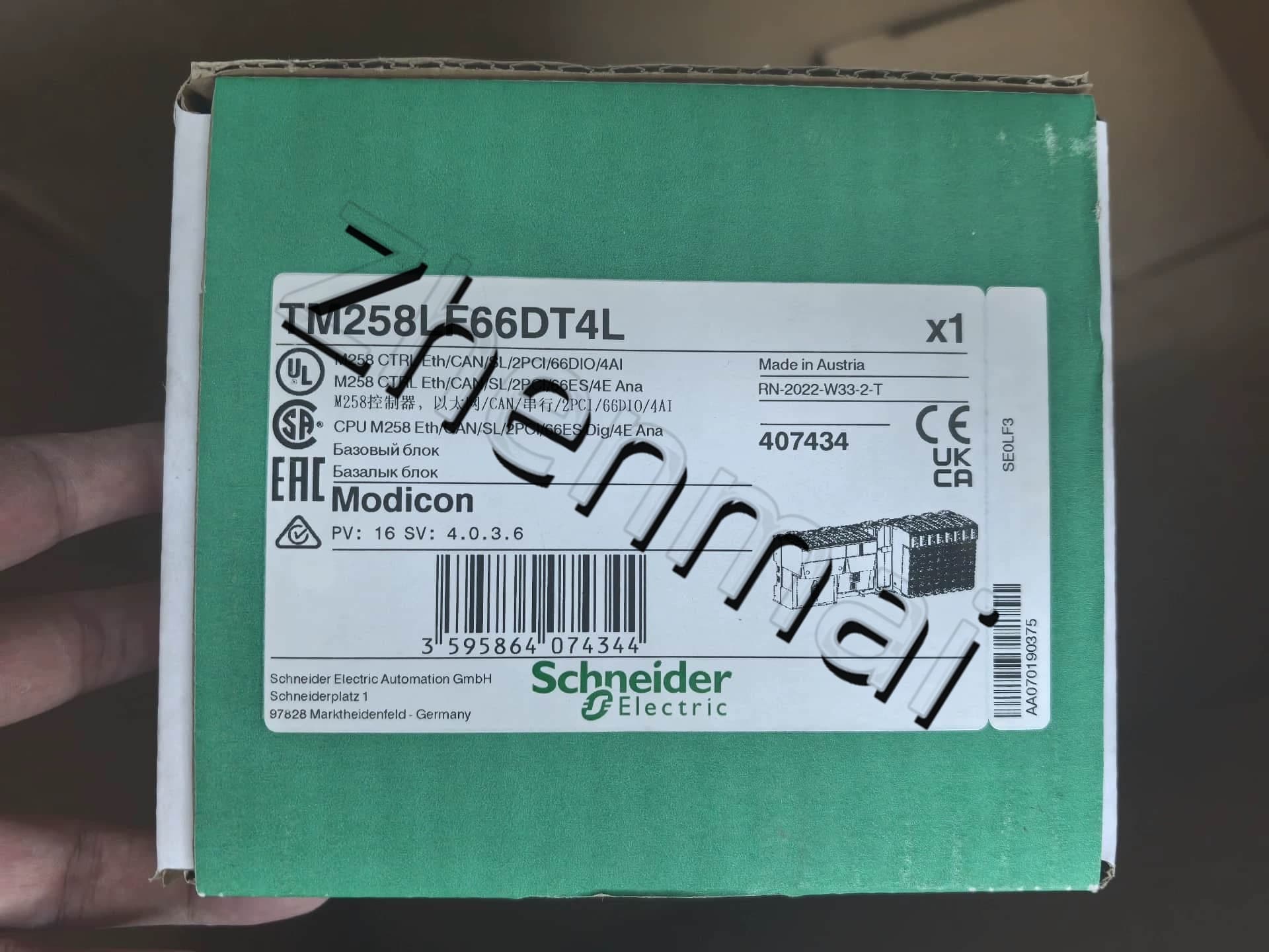 100 % brandneue, originale und echte Schneider TM258LF66DT4L Frequenzumrichter, Leistungsschalter, Schütze, Schutzgeräte