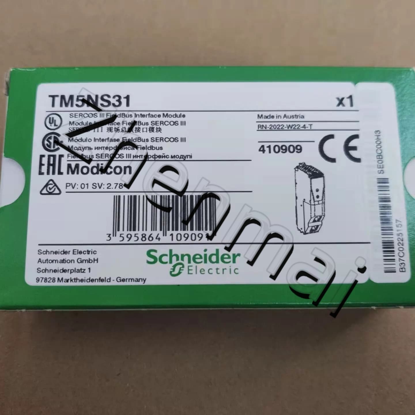 100 % brandneue, originale und echte Schneider TM5NS31 Frequenzumrichter, Leistungsschalter, Schütze, Schutzgeräte