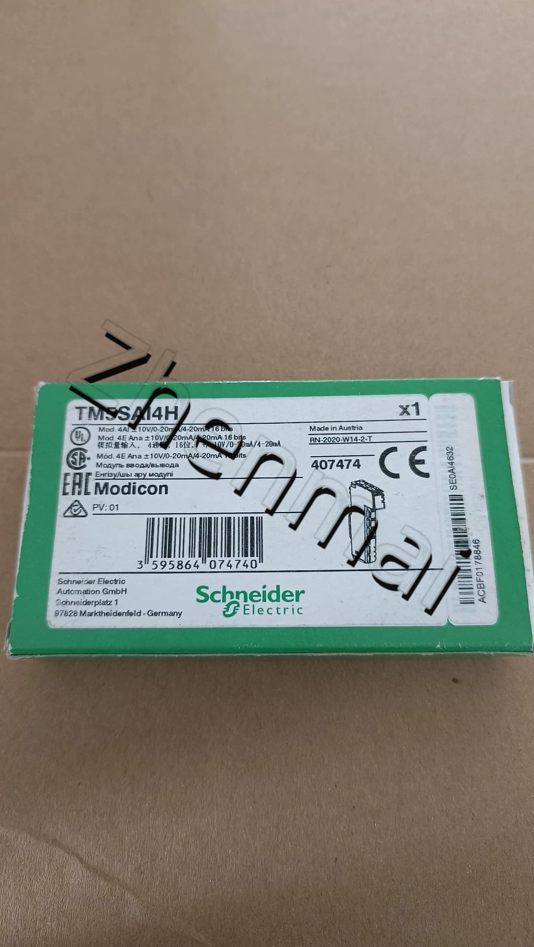 100 % brandneue, originale und echte Schneider TM5SAI4H Frequenzumrichter, Leistungsschalter, Schütze, Schutzgeräte