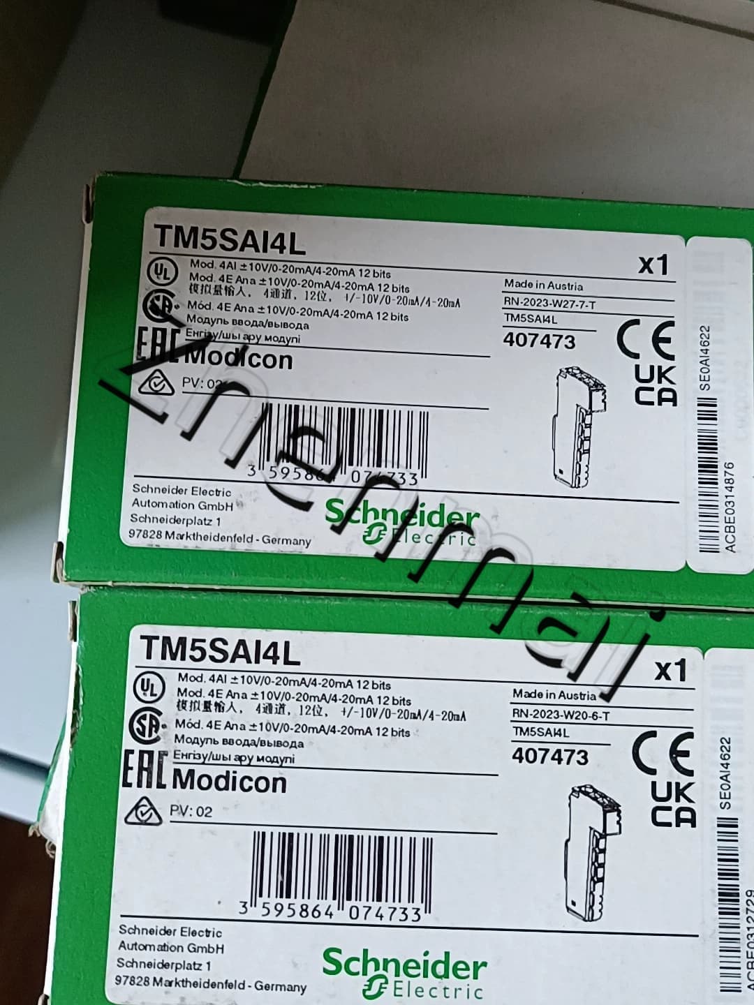 100 % brandneue, originale und echte Schneider TM5SAI4L Frequenzumrichter, Leistungsschalter, Schütze, Schutzgeräte
