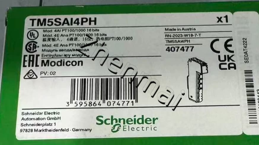 100 % brandneue, originale und echte Schneider TM5SAI4PH Frequenzumrichter, Leistungsschalter, Schütze, Schutzgeräte