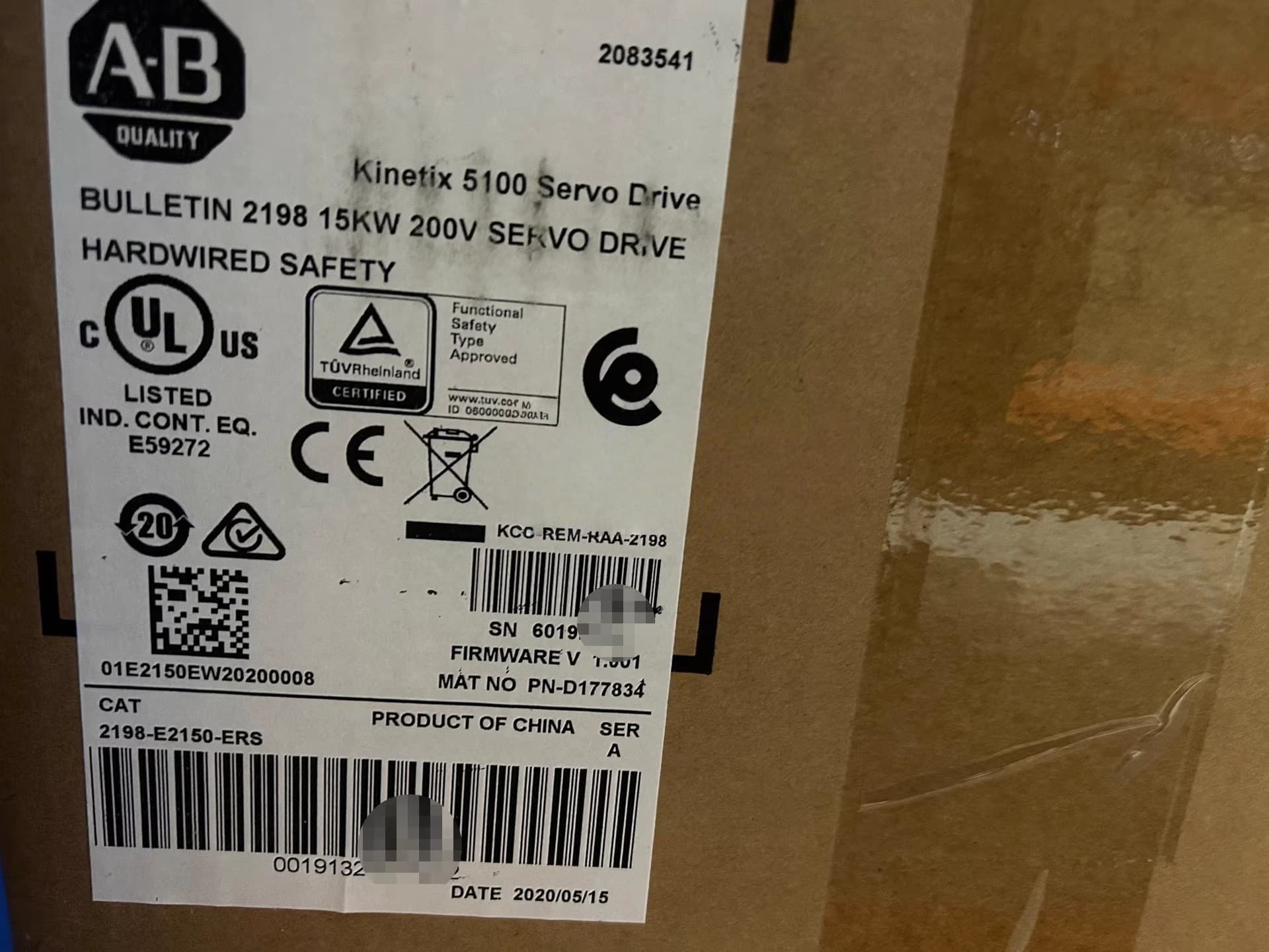 2198-E2150-ERS Kinetix 5100-Servo, brandneu und echt