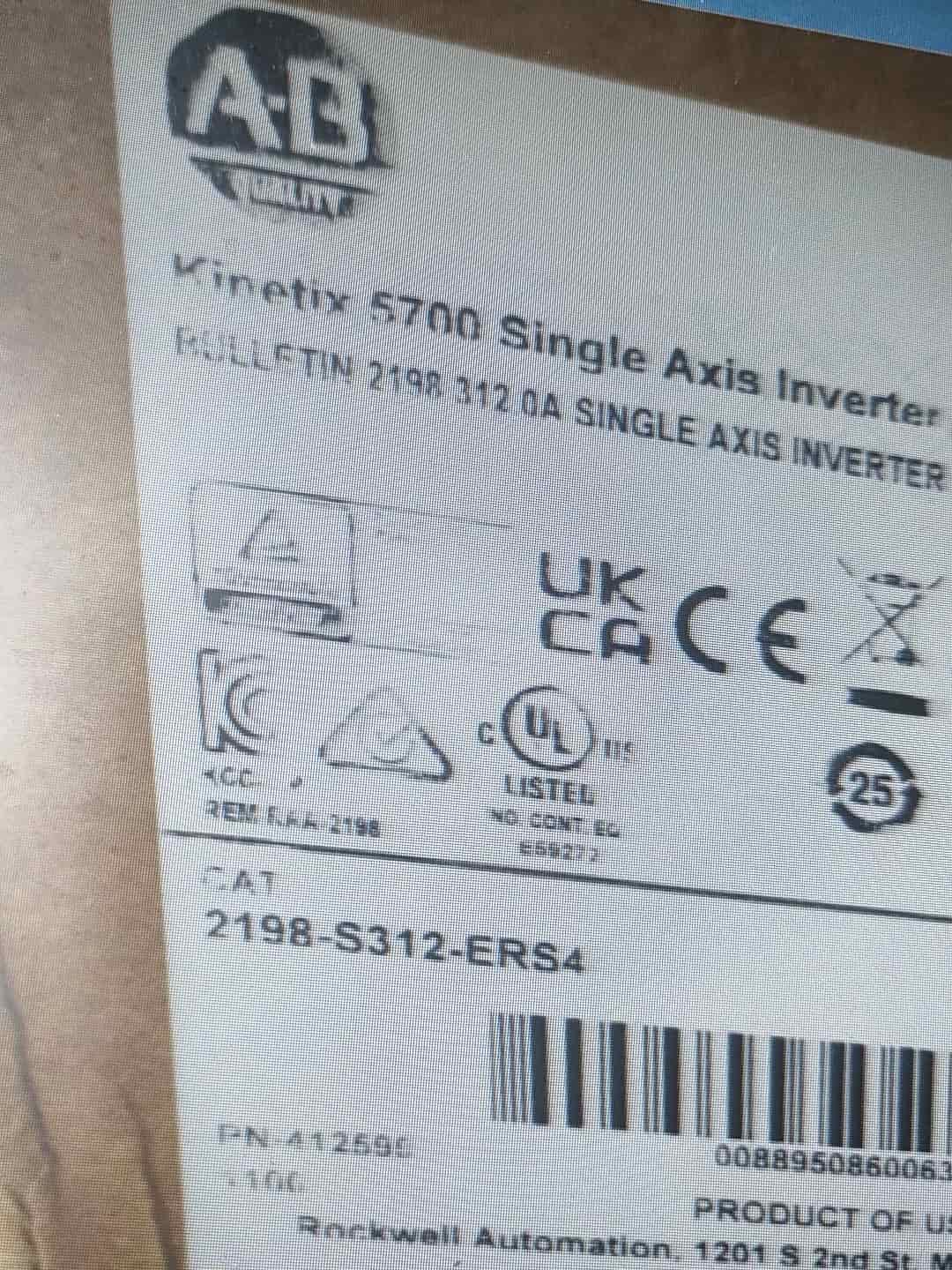 2198-S312-ERS4 Kinetix 5700-Servo, brandneu und echt