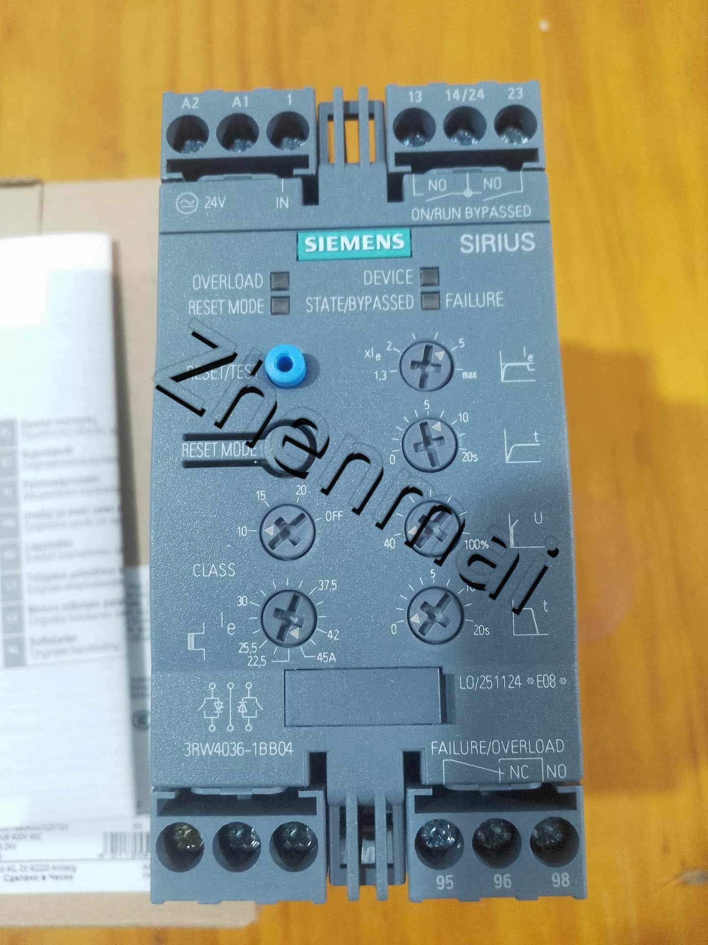 Brandneuer, originaler Siemens 3RW4036-1BB04 Softstarter SIRIUS SOFT STARTER