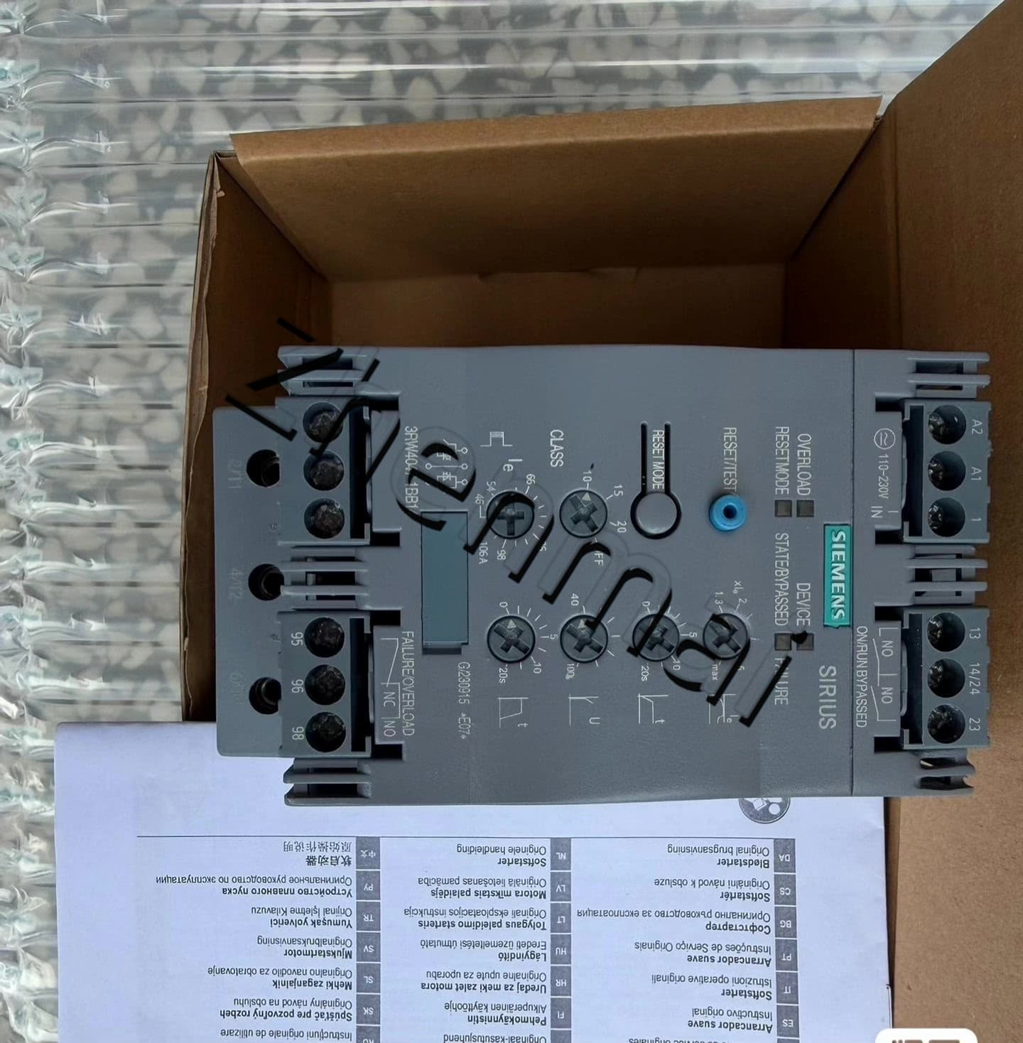 Brandneuer, originaler Siemens 3RW4047-1BB14 Softstarter SIRIUS SOFT STARTER