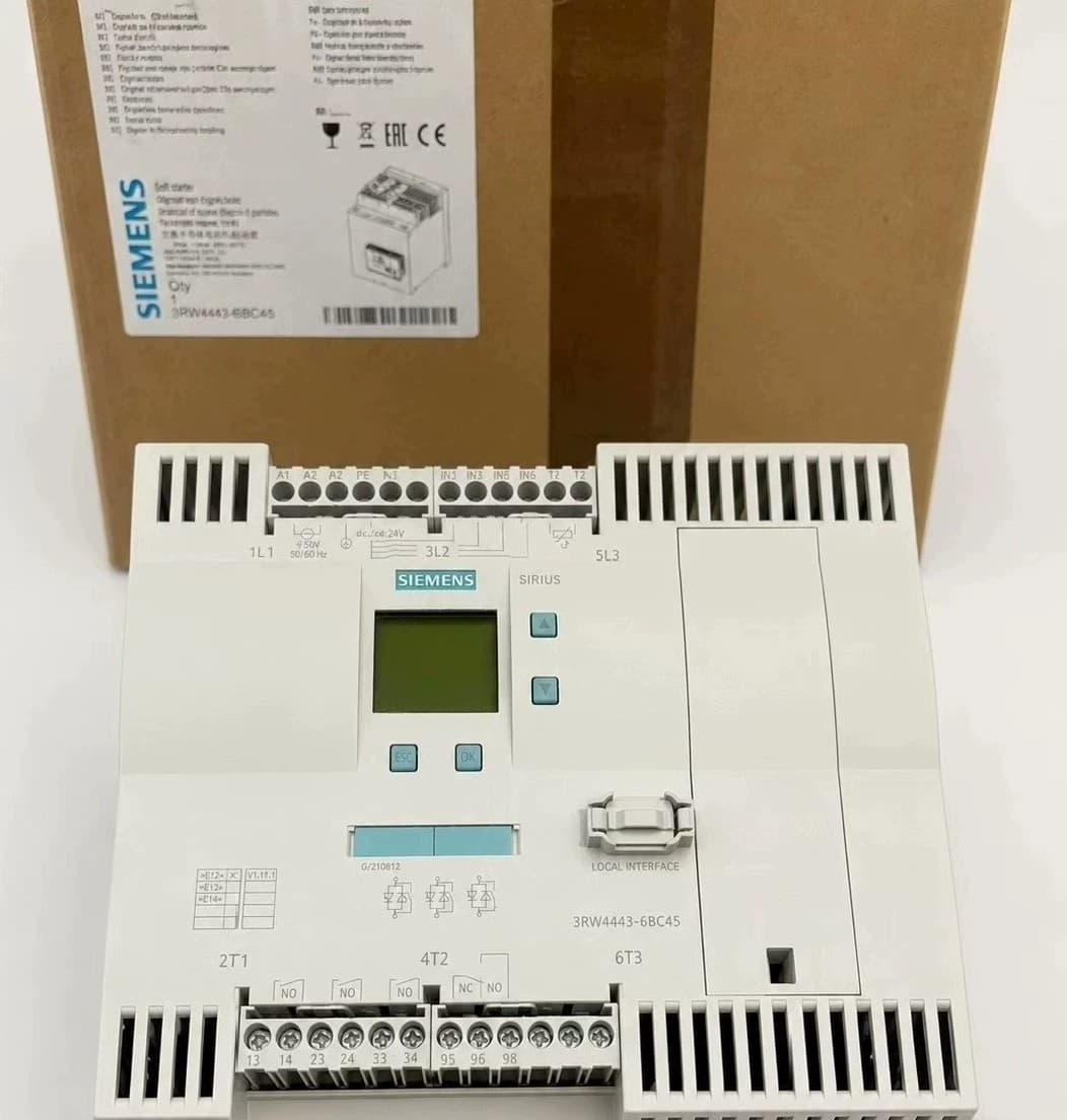 Brandneuer, originaler Siemens 3RW4453-6BC44 Softstarter SIRIUS SOFT STARTER