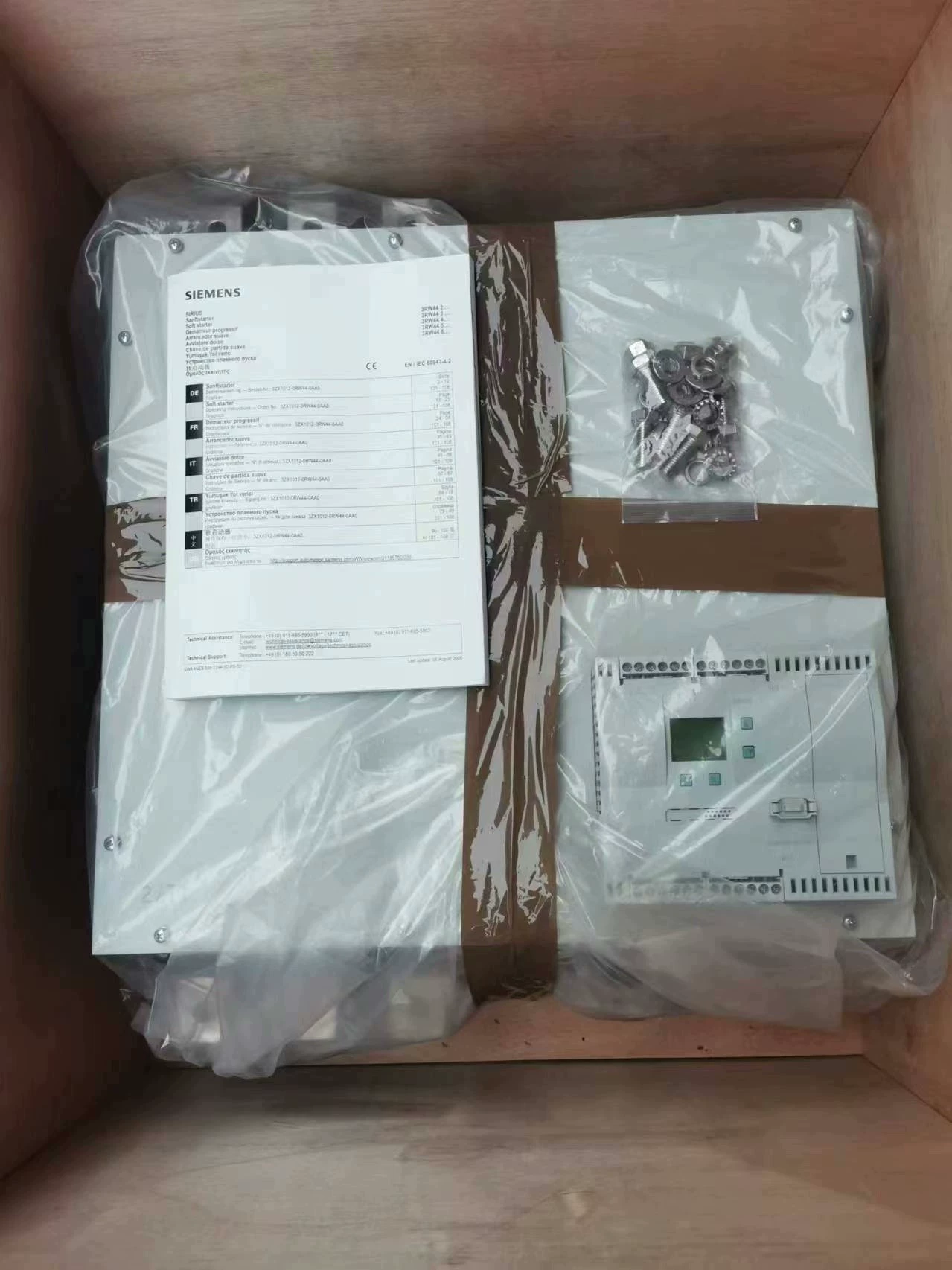 Brandneuer, originaler Siemens 3RW4458-2BC34 Softstarter SIRIUS SOFT STARTER