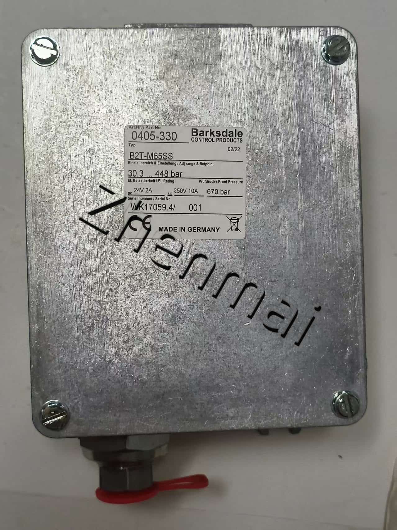 Brandneuer Original Barksdale 0405-330 B2T-M65SS Drucksensor Niveauschalter Durchflussschalter Druckschalter Schneller Versand
