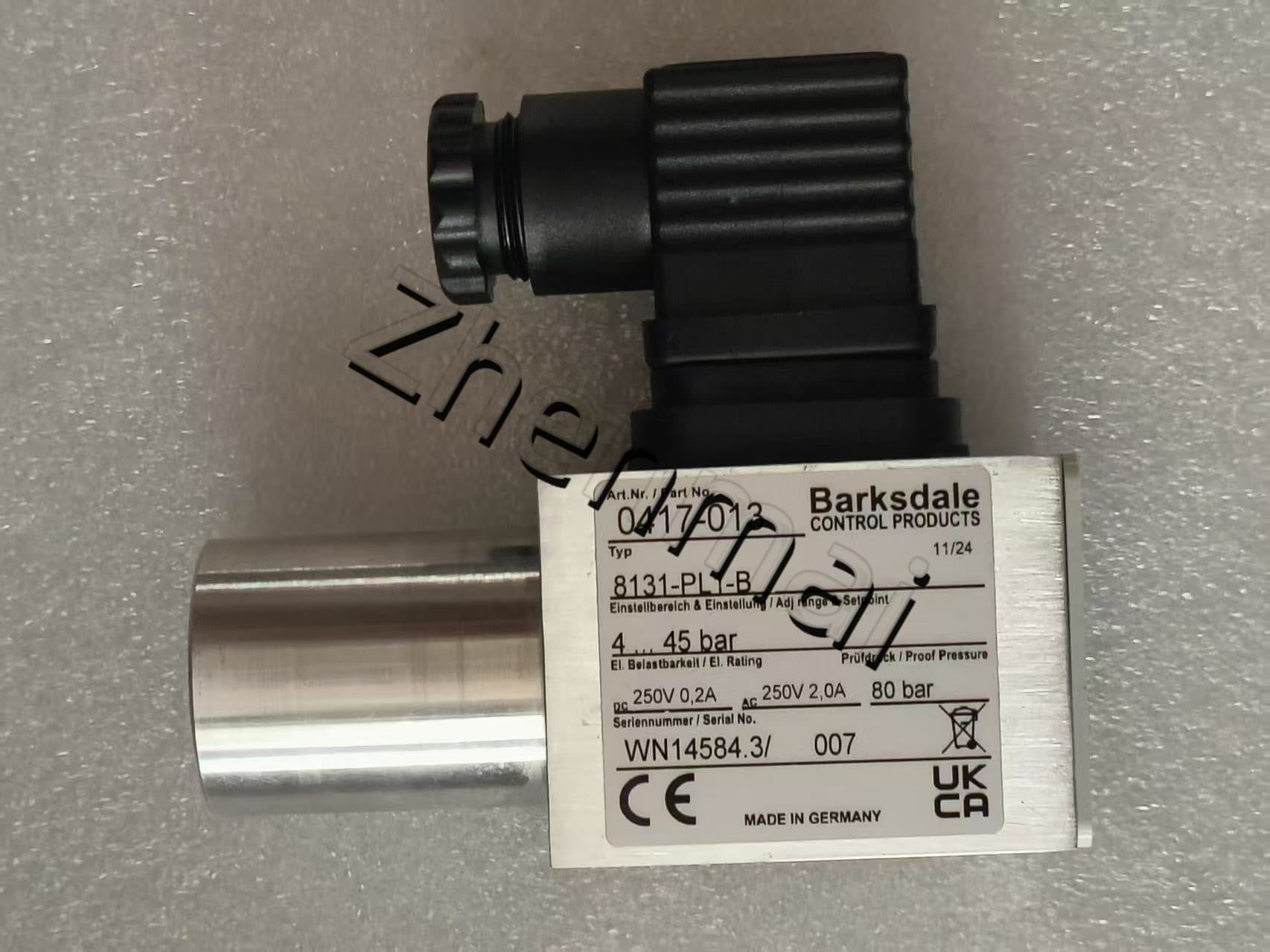 Brandneues Original Barksdale 0417-013 8131-PL1-B Drucksensor Niveauschalter Durchflussschalter Druckschalter Schneller Versand