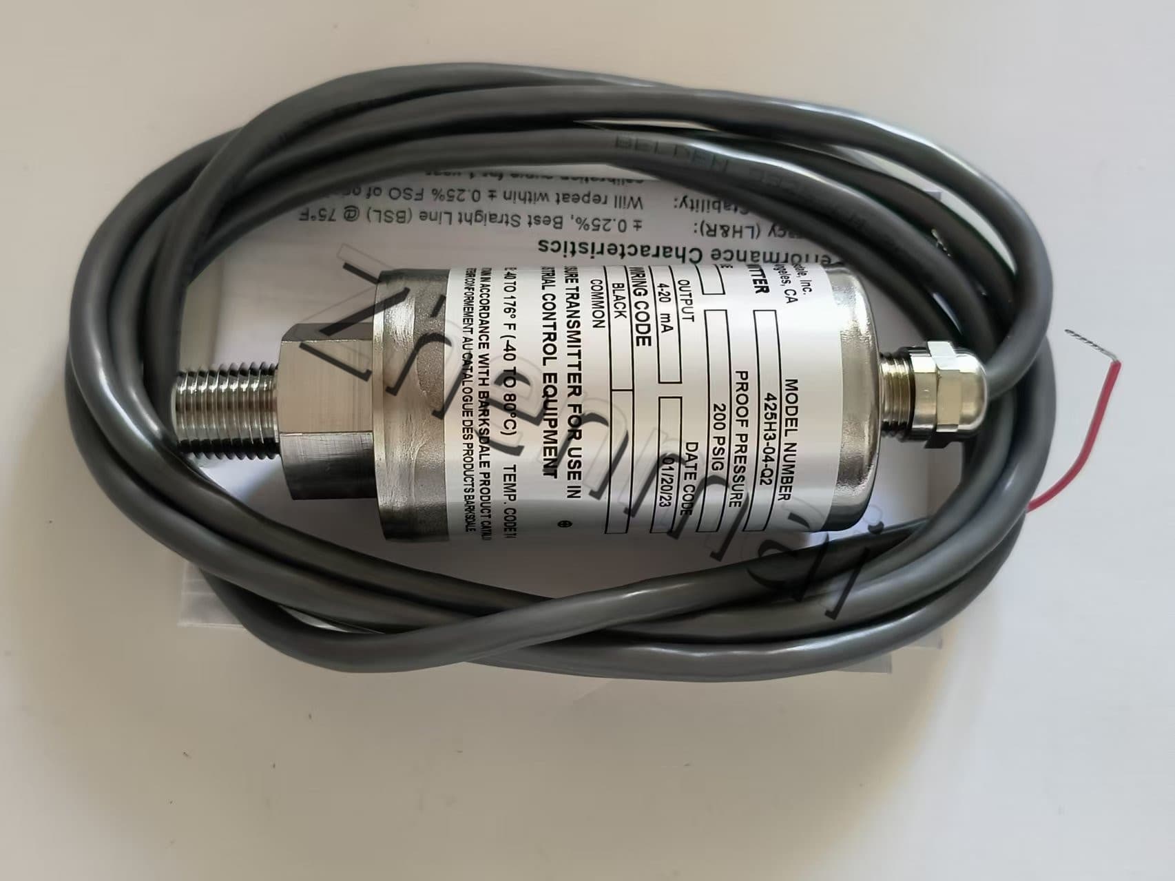 Brandneuer Original Barksdale 425H3-04-Q2 Drucksensor Niveauschalter Durchflussschalter Druckschalter Schneller Versand