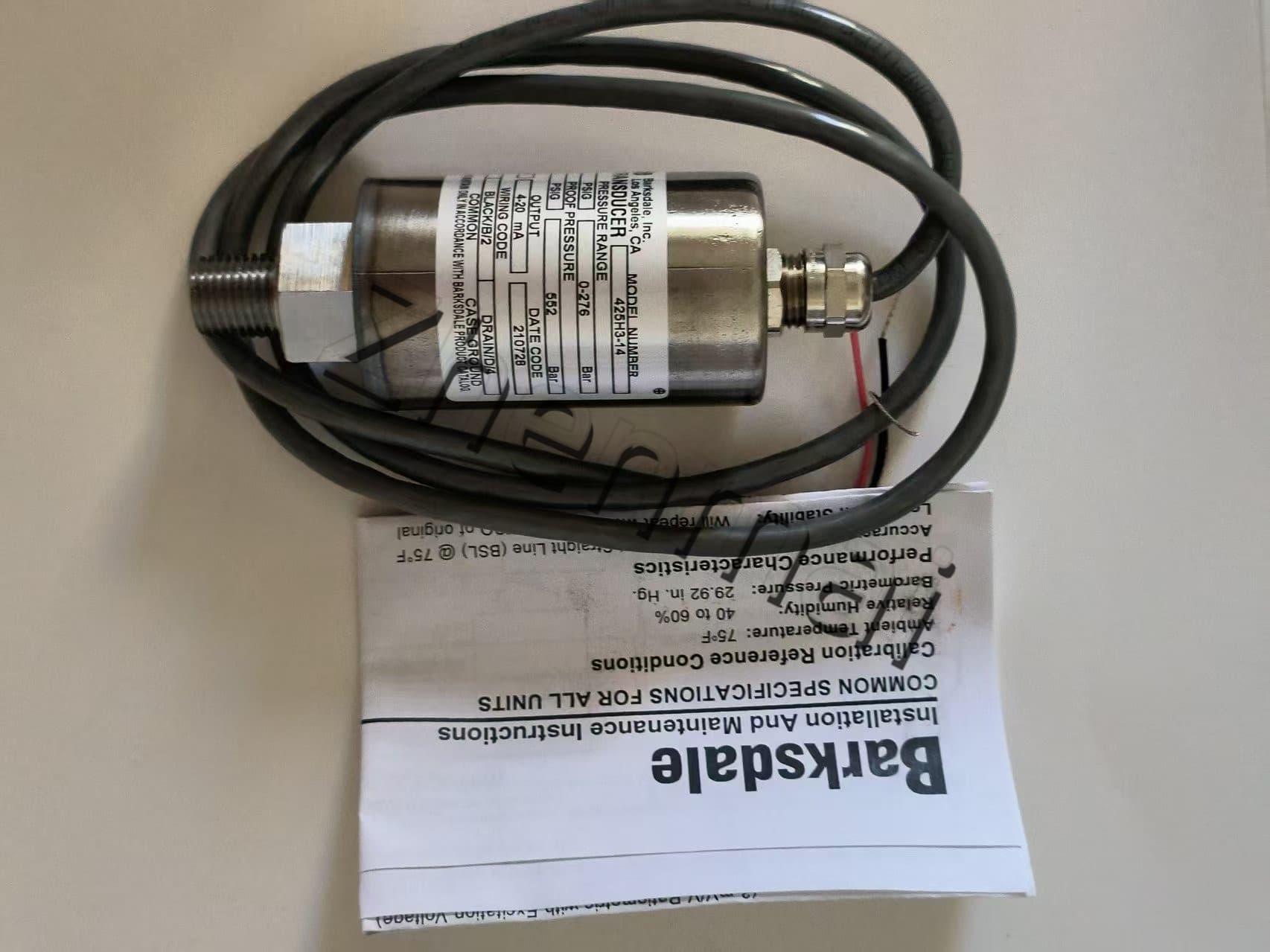 Brandneuer Original Barksdale 425H3-14 Drucksensor Niveauschalter Durchflussschalter Druckschalter Schneller Versand