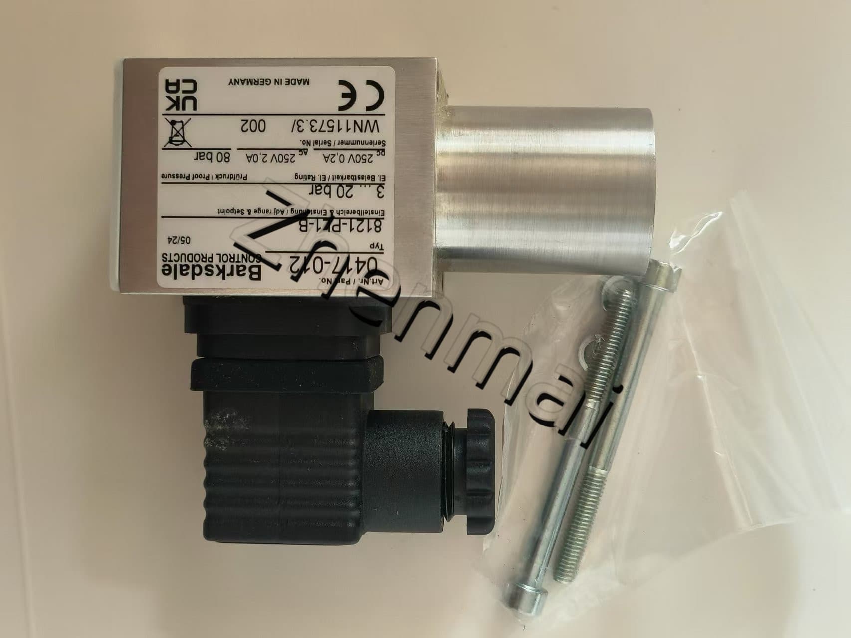 Brandneues Original Barksdale 8111-PL1-B-GL 0417-397 Drucksensor Niveauschalter Durchflussschalter Druckschalter Schneller Versand