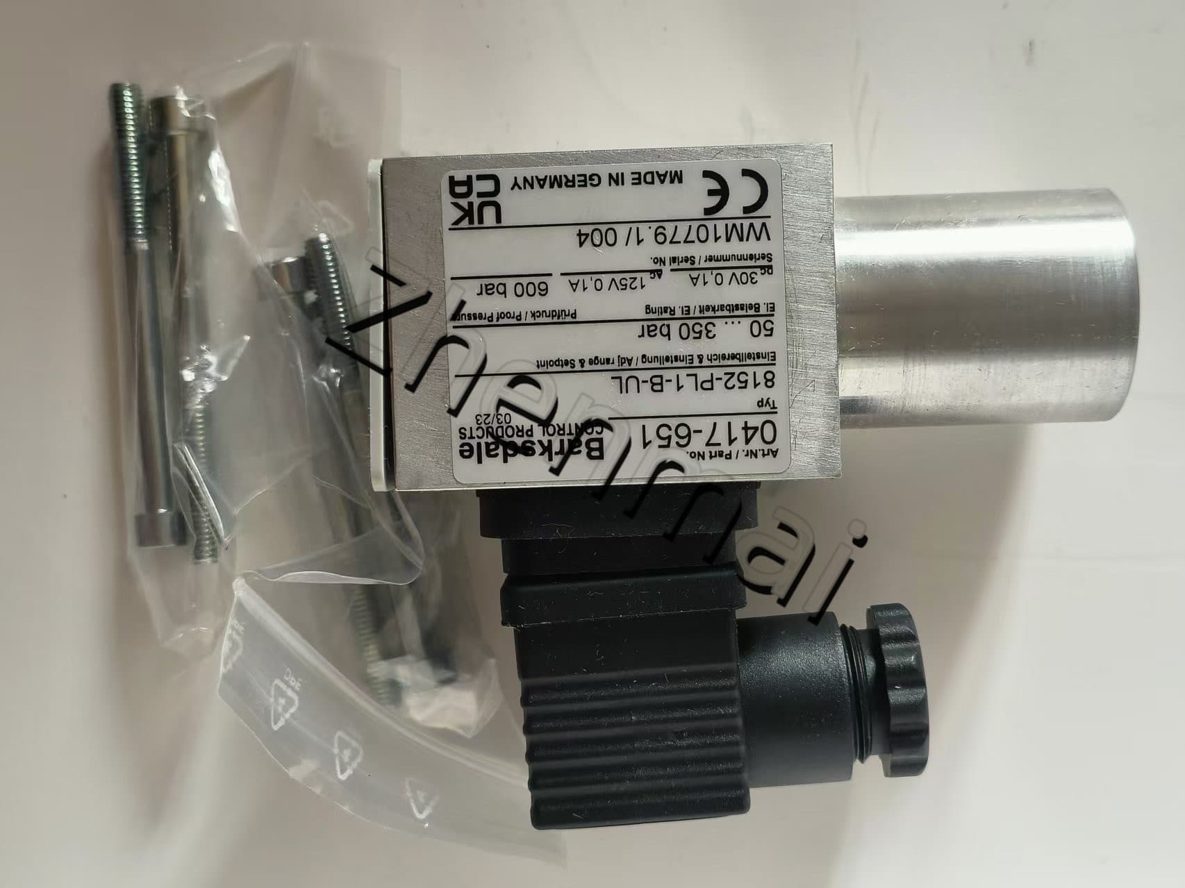Brandneues Original Barksdale 8152-PL1-B-UL 0417-651 Drucksensor Niveauschalter Durchflussschalter Druckschalter Schneller Versand