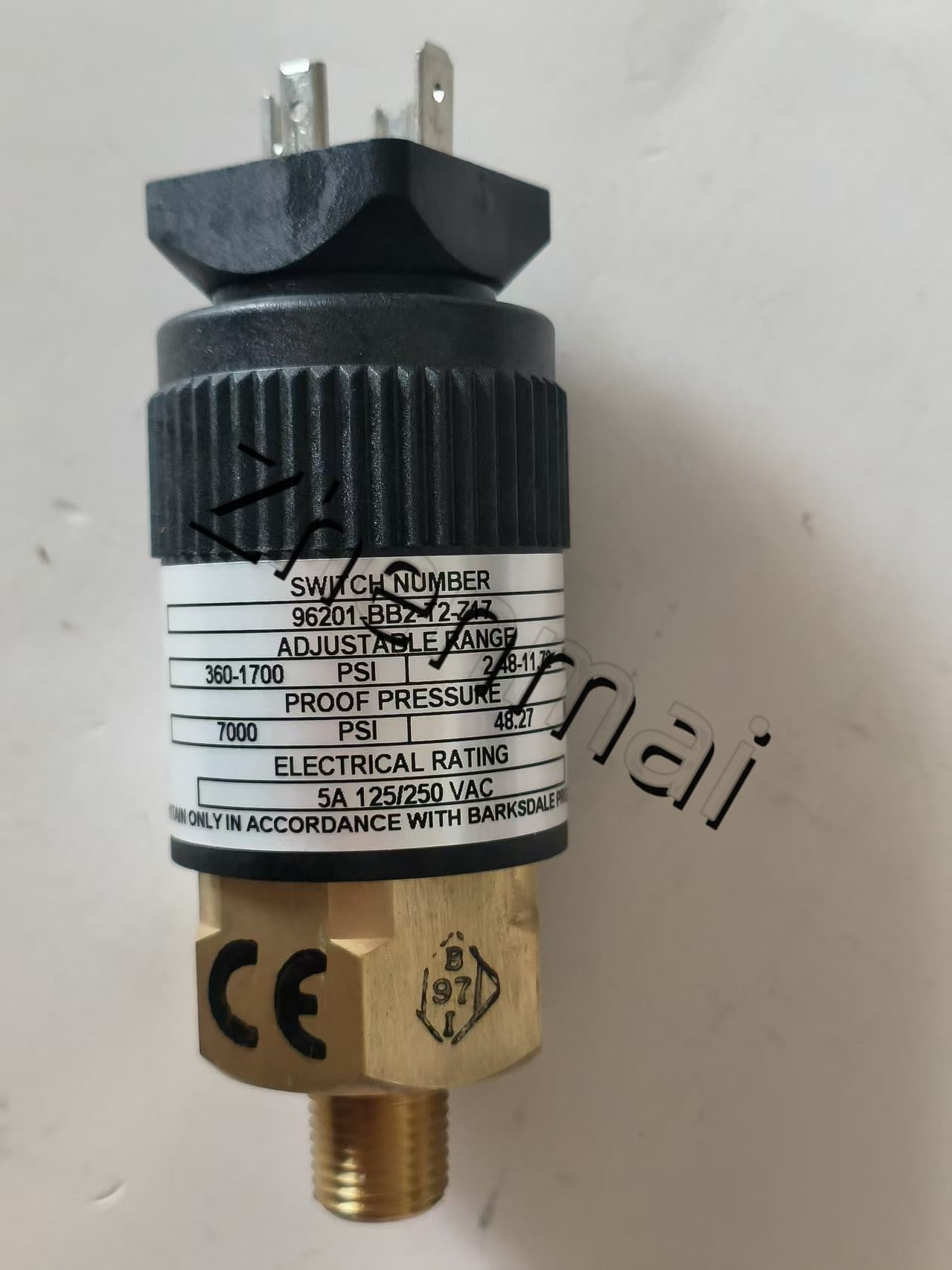 Brandneuer Original Barksdale 96201-BB2-T2-Z17 Drucksensor Niveauschalter Durchflussschalter Druckschalter Schneller Versand
