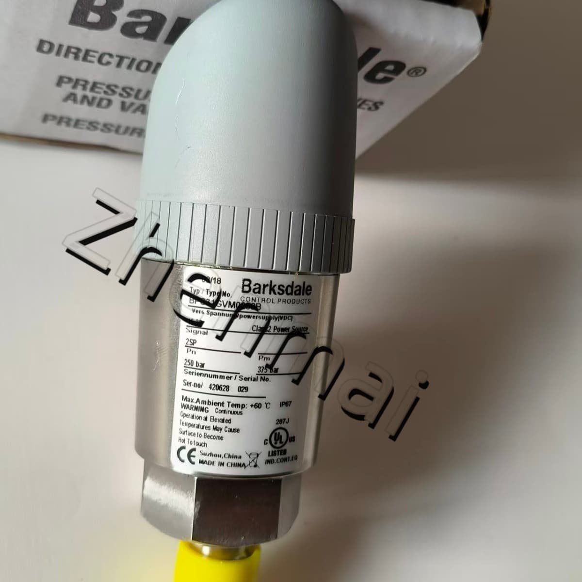 Brandneuer Original Barksdale BPS31GVM0250B Drucksensor Niveauschalter Durchflussschalter Druckschalter Schneller Versand