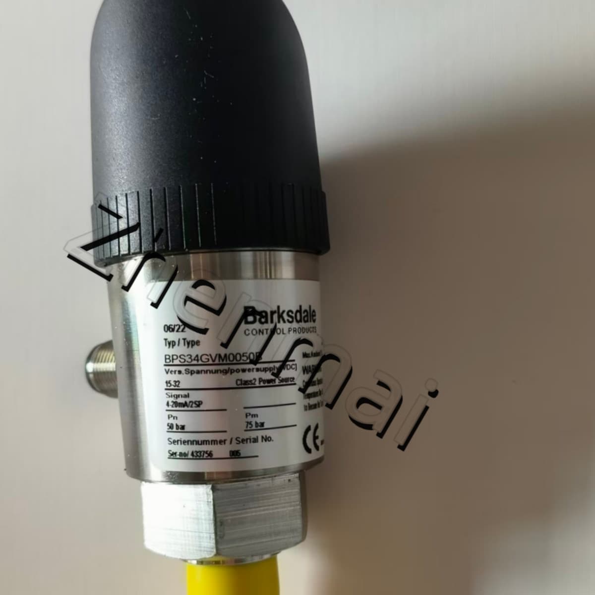 Brandneuer Original Barksdale BPS34GVM0050B Drucksensor Niveauschalter Durchflussschalter Druckschalter Schneller Versand