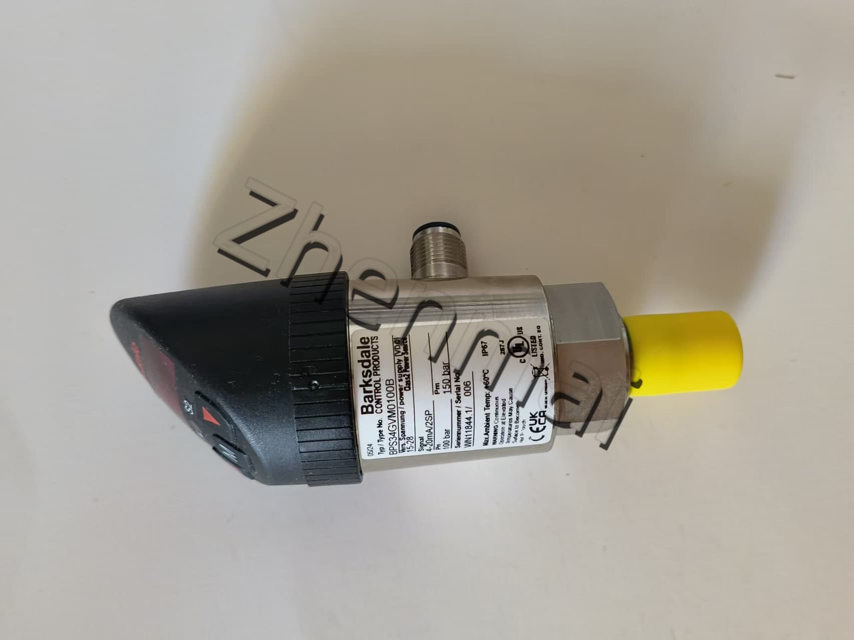 Brandneuer Original Barksdale BPS34GVM0100B Drucksensor Niveauschalter Durchflussschalter Druckschalter Schneller Versand
