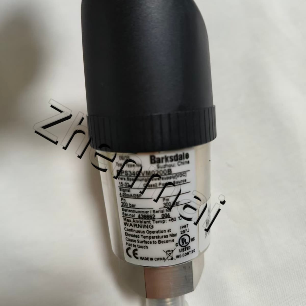 Brandneuer Original Barksdale BPS34GVM0200B Drucksensor Niveauschalter Durchflussschalter Druckschalter Schneller Versand