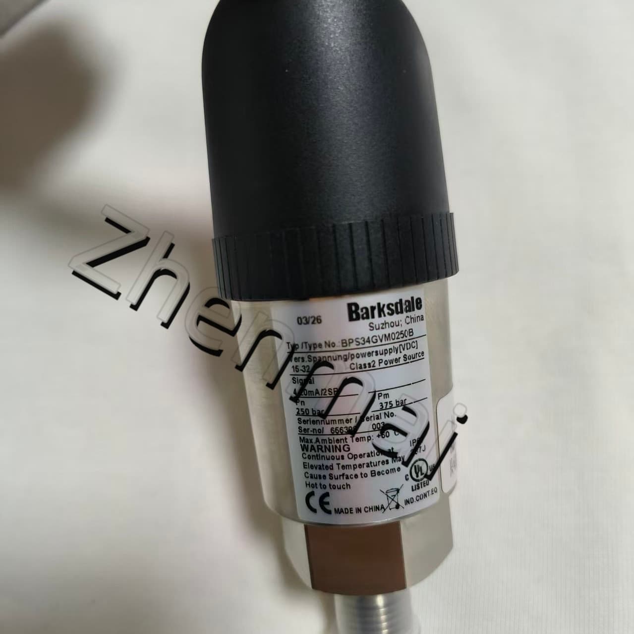 Brandneuer Original Barksdale BPS34GVM0250B Drucksensor Niveauschalter Durchflussschalter Druckschalter Schneller Versand
