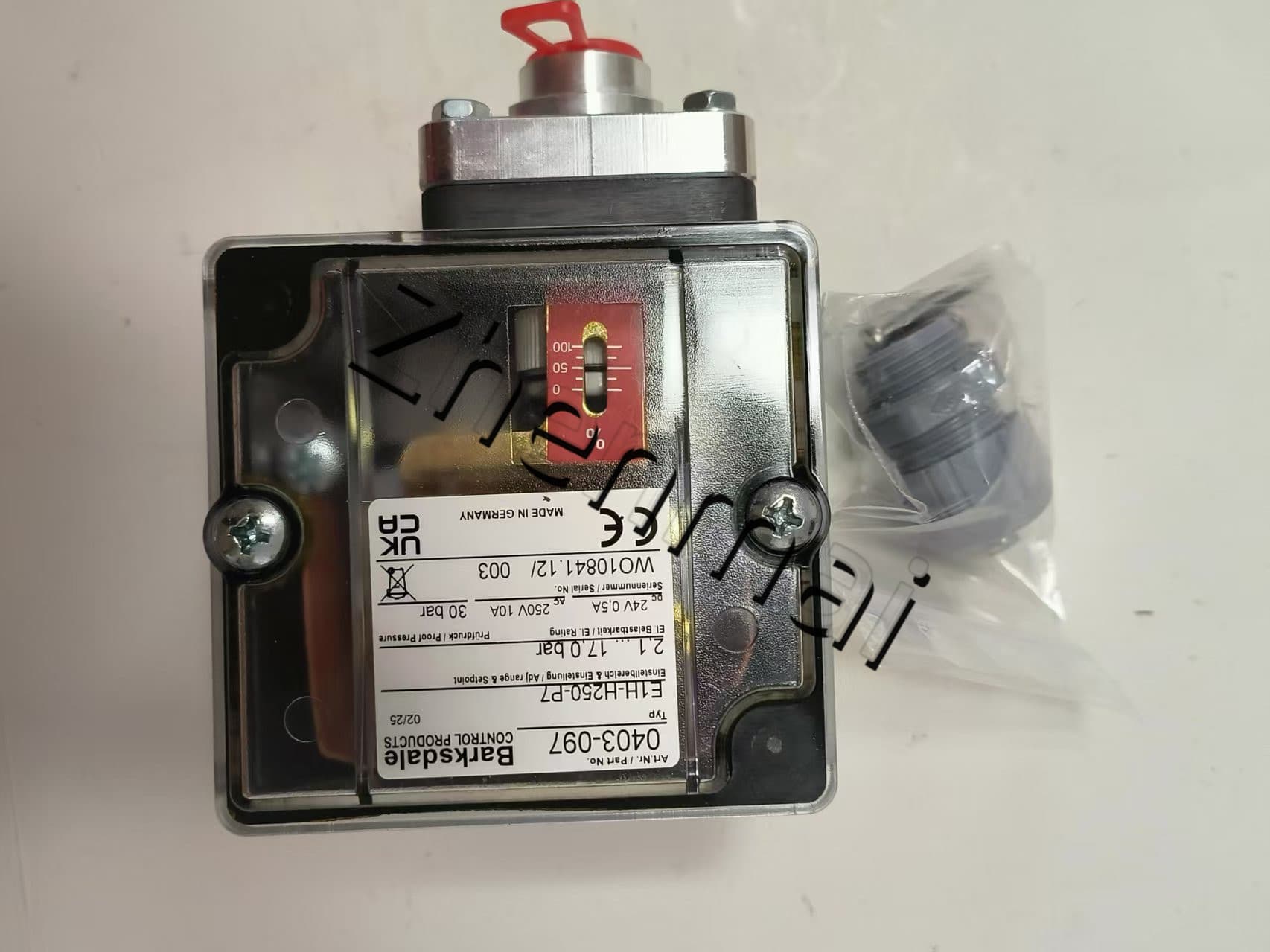 Brandneues Original Barksdale E1H-H250-P7 0403-097 Drucksensor Niveauschalter Durchflussschalter Druckschalter Schneller Versand