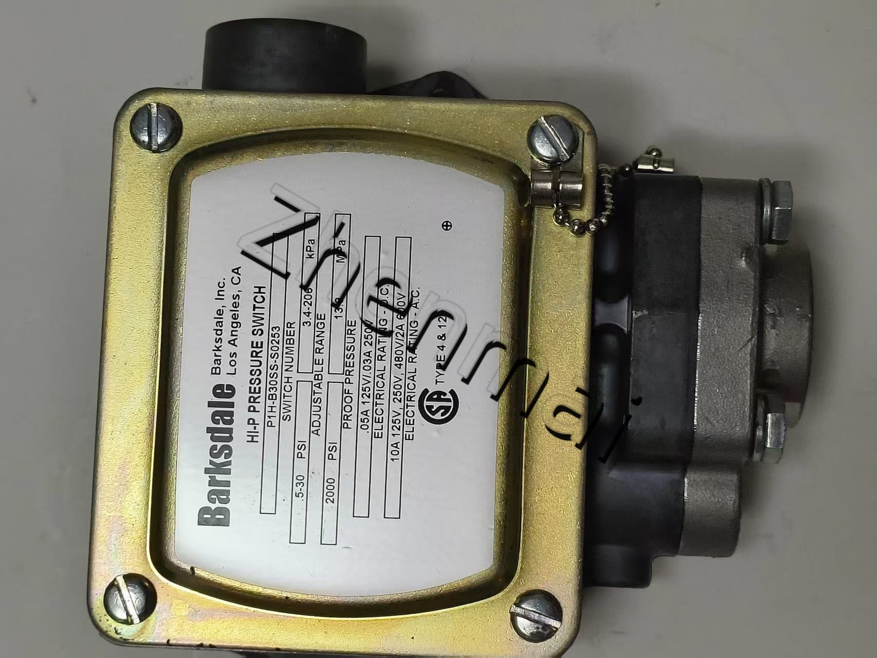 Brandneuer Original Barksdale P1H-B30SS-S0253 Drucksensor Niveauschalter Durchflussschalter Druckschalter Schneller Versand