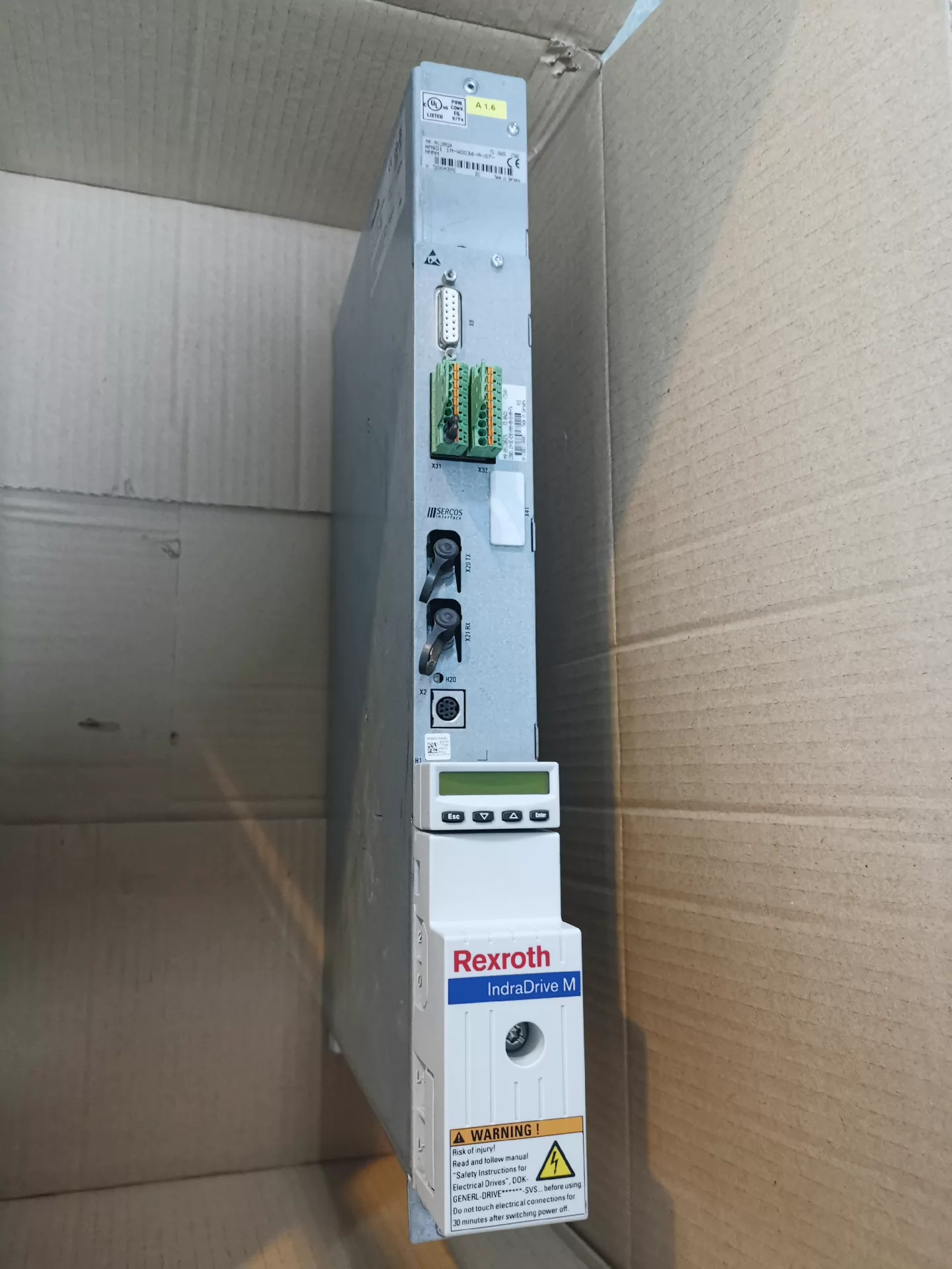 Brandneuer Original Bosch Rexroth Servoantrieb HMS01.1N-W0036-A-07-NNNN Servomotor Schneller Versand