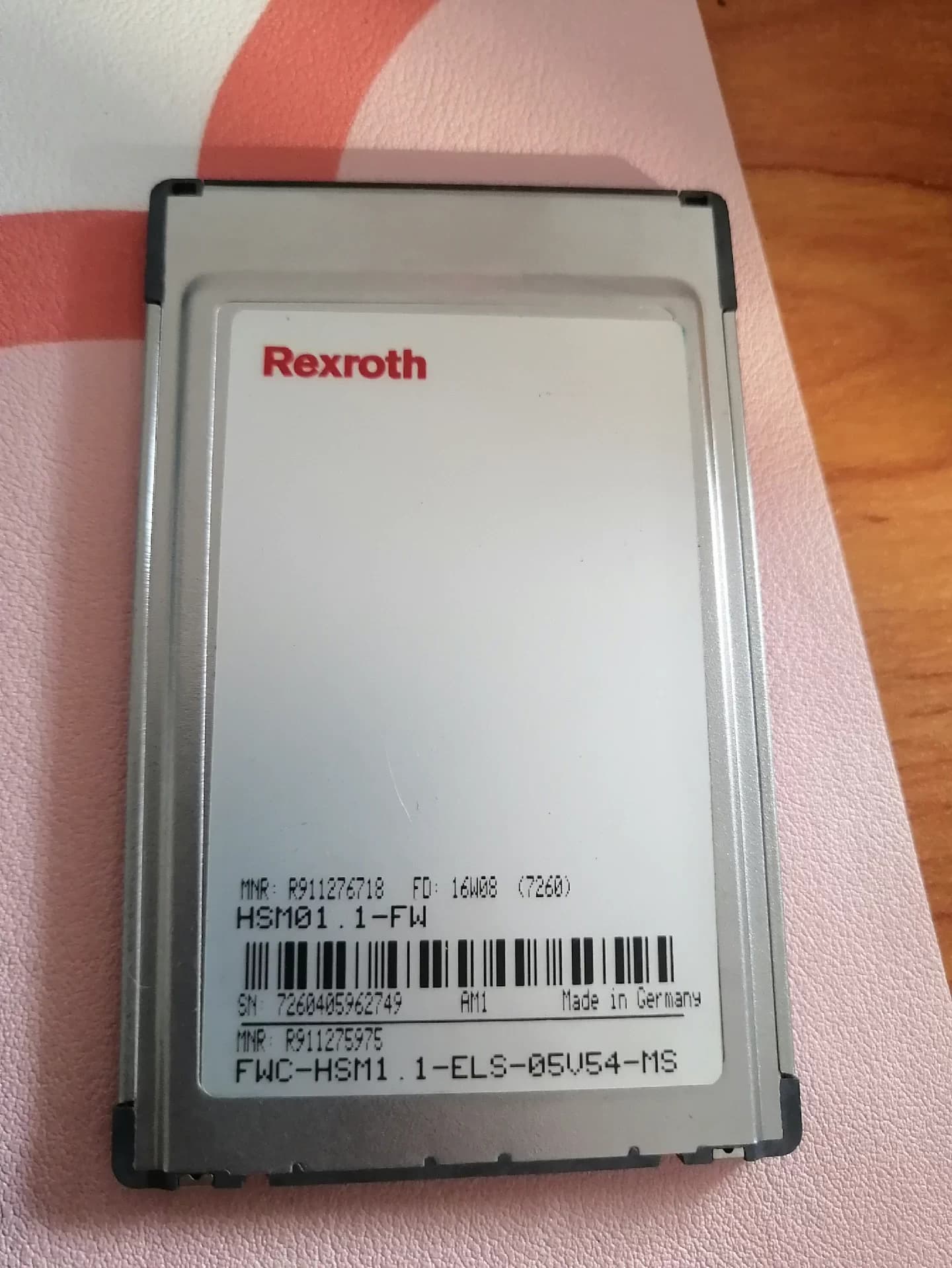 Brandneue Original Bosch Rexroth Servoantriebs-Speicherkarte FWC-HSM1.1-ELS-05V54-MS Servomotor Schneller Versand