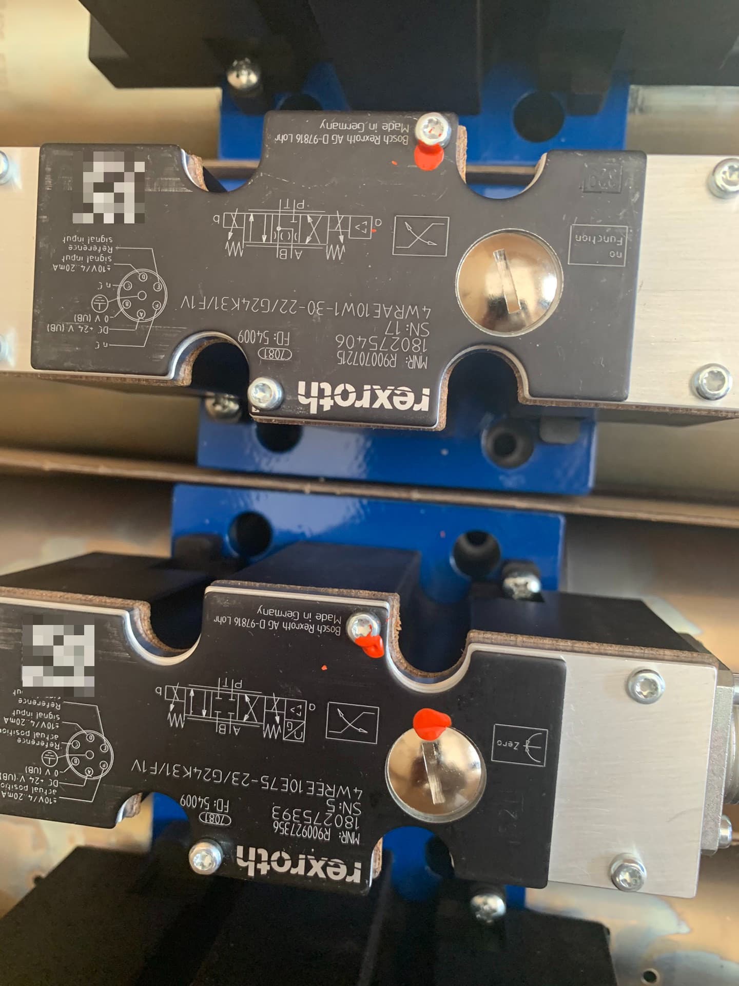 Brandneuer Original Bosch Rexroth Servoantrieb Druckminderventil 4WRAE6W1-15-2X/G24K31/F1V Servomotor Schneller Versand